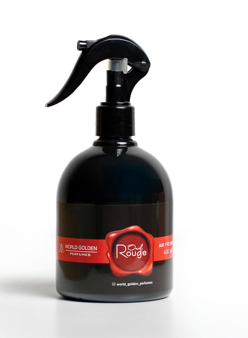 WORLD GOLDEN PERFUMES OUD ROUGE AIRFRESHNER 400ML  - Image 3