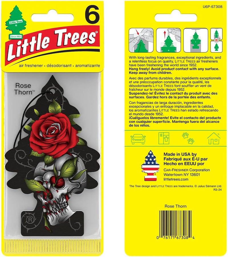 Little Trees Rose Thorn Air Fresheners - 24 Pack - Image 3