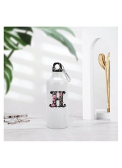 PRINTSHOP4ME Monogrammed Initial Letter Printed Water Bottle Flask - Stay Hydrated in Style with our Limited Edition Initial Letter Printed Water Flask - Stylish Gift for Birthday - Friends and Family  - Image 5
