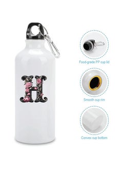 PRINTSHOP4ME Monogrammed Initial Letter Printed Water Bottle Flask - Stay Hydrated in Style with our Limited Edition Initial Letter Printed Water Flask - Stylish Gift for Birthday - Friends and Family  - Image 2