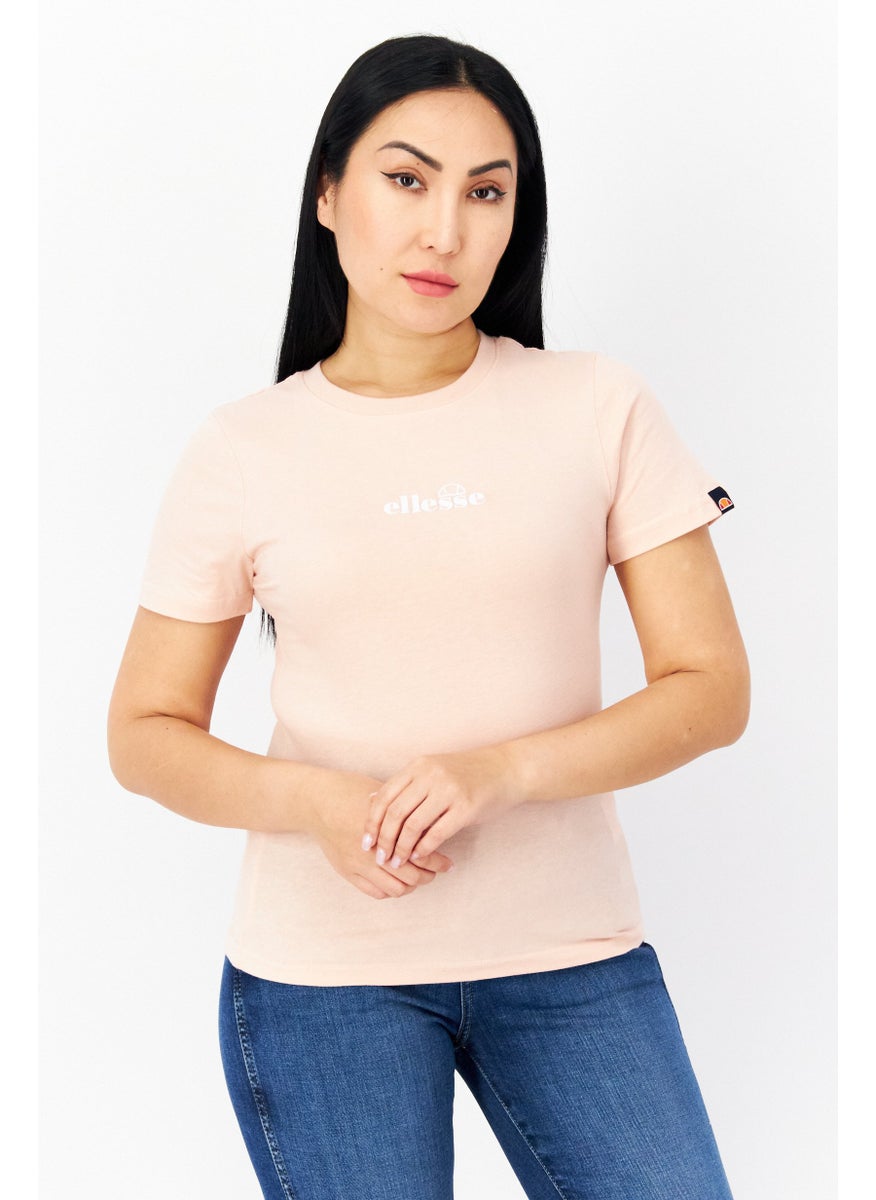 Ellesse Women Sportswear Fit Short Sleeve Training Tops, Light Pink  - Image 1