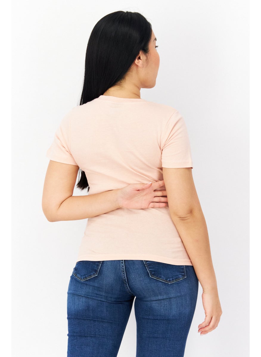 Ellesse Women Sportswear Fit Short Sleeve Training Tops, Light Pink  - Image 2