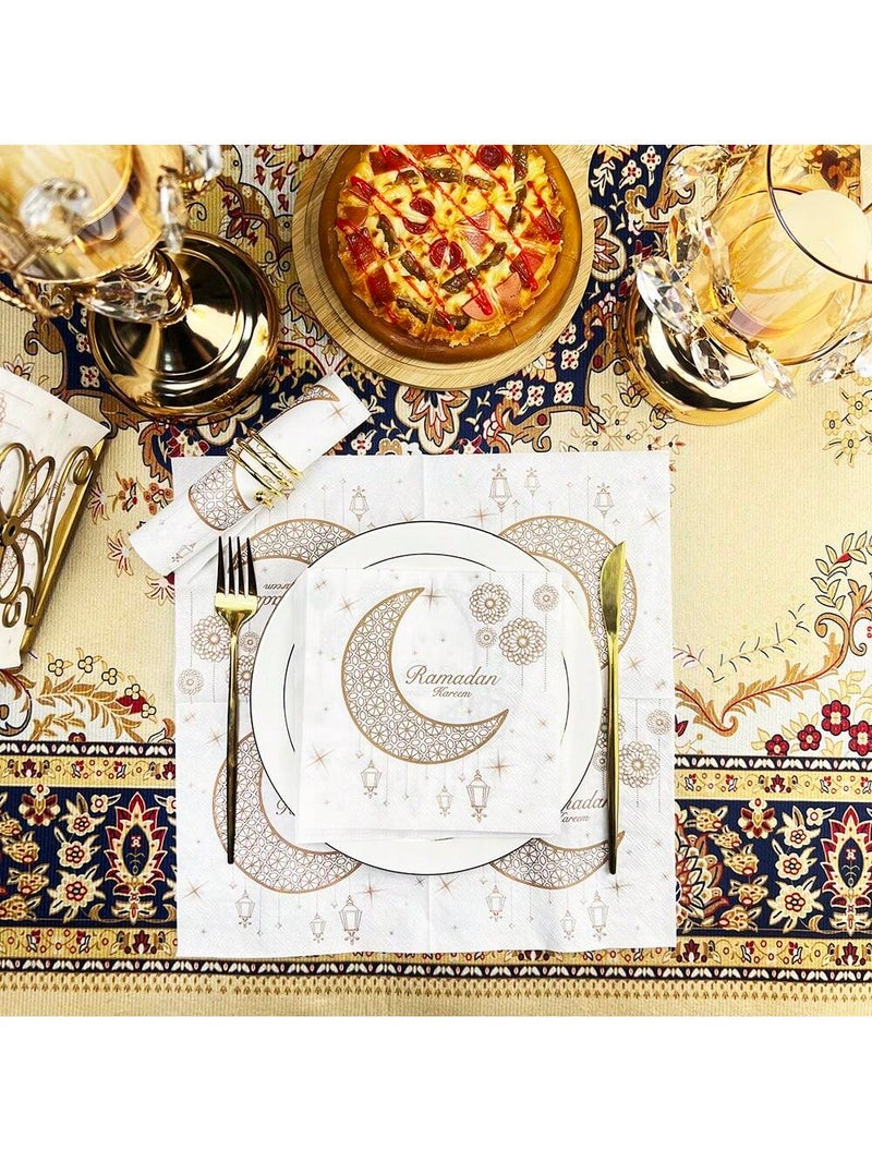 Ramadan Decorations Paper Napkins 20 Pieces – 33 × 33 cm - Image 3