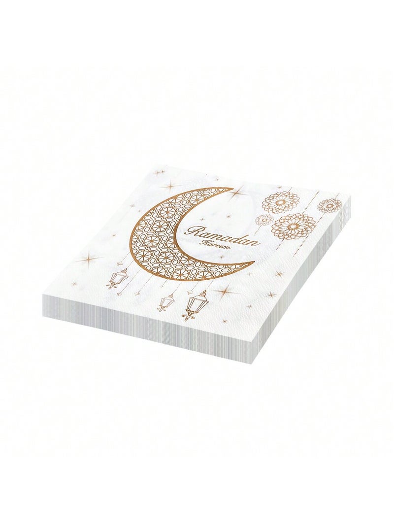 Ramadan Decorations Paper Napkins 20 Pieces – 33 × 33 cm - Image 2