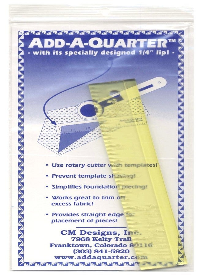 CM Designs Add-a-Quarter Ruler Bundle of 3 Sizes: 1" by 6"; 1.5" by 12", and; 2.5" by 18" - Image 2