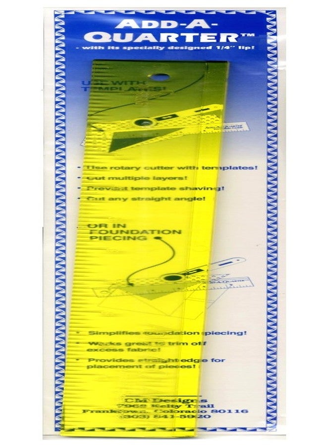 CM Designs Add-a-Quarter Ruler Bundle of 3 Sizes: 1" by 6"; 1.5" by 12", and; 2.5" by 18" - Image 3