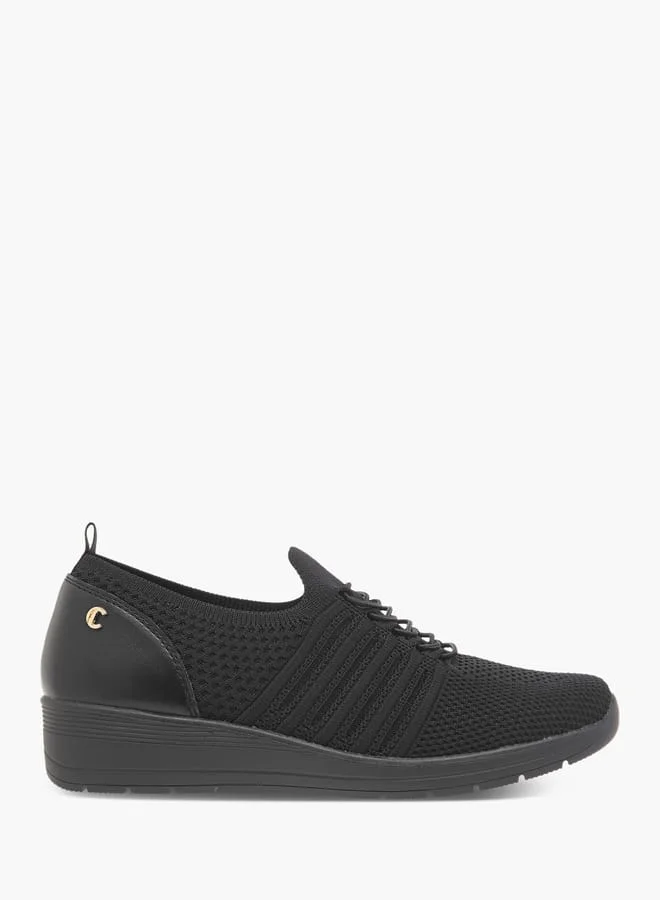 Le Confort Women Textured Slip-On Sneakers