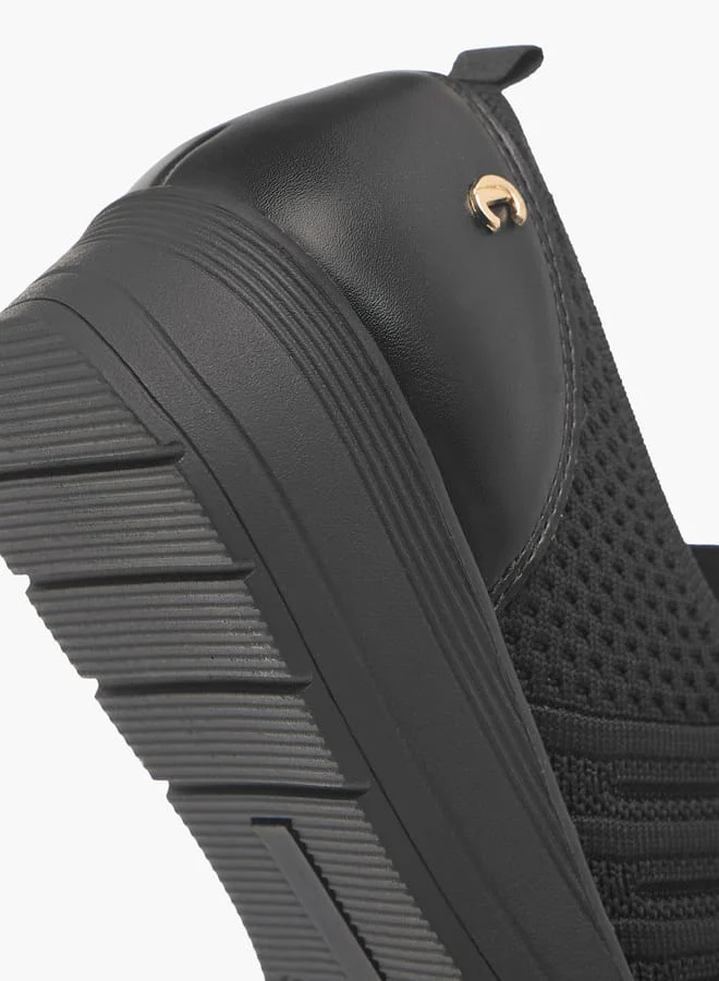 Le Confort Women Textured Slip-On Sneakers