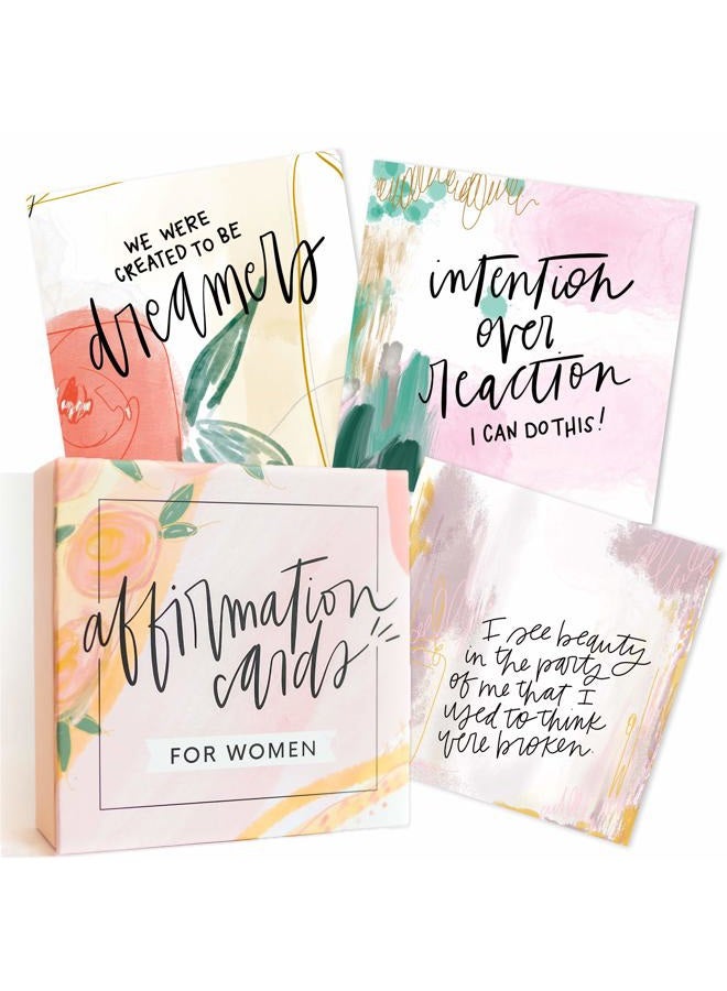 PAPER PEONY PRESS Affirmation Cards for Women: Beautifully Illustrated Inspirational Cards with Positive Affirmations to Help with Gratitude, Mindfulness, Daily Encouragement and Self Care - Image 1