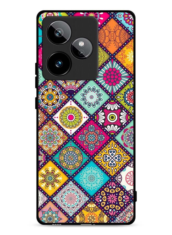 Covernex Realme GT 7 5G Protective Case Cover Mandala Islamic Shapes Pattern