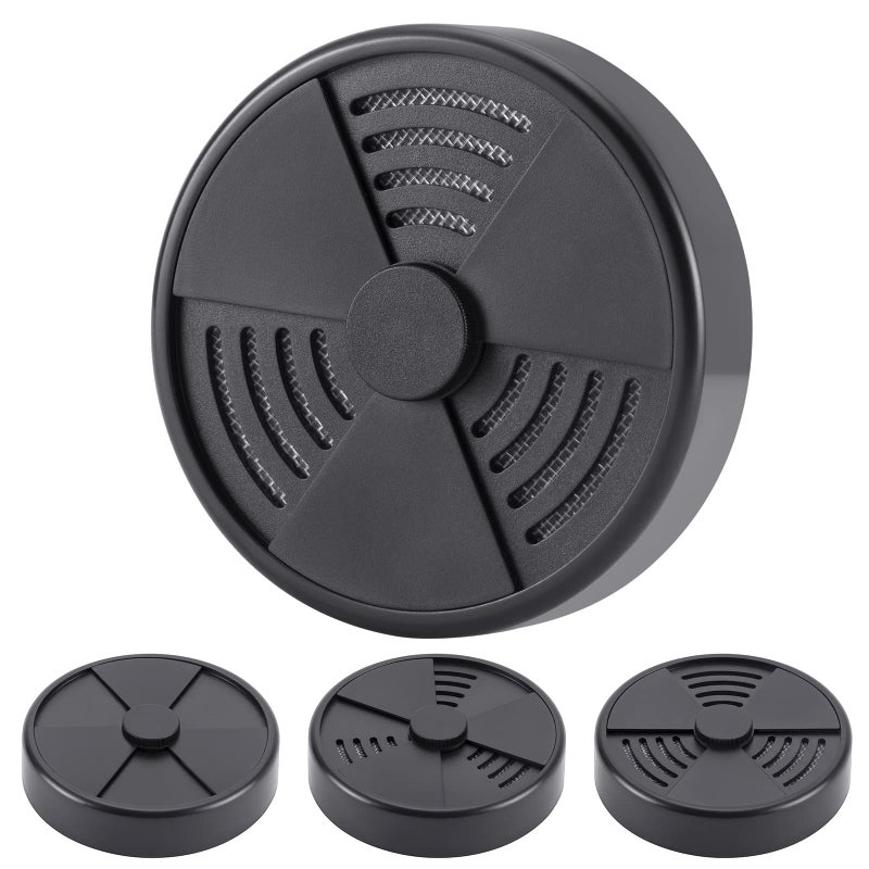 TISFA مرطب سيجار TISFA قابل للتعديل مرطب سيجار أسود دائري