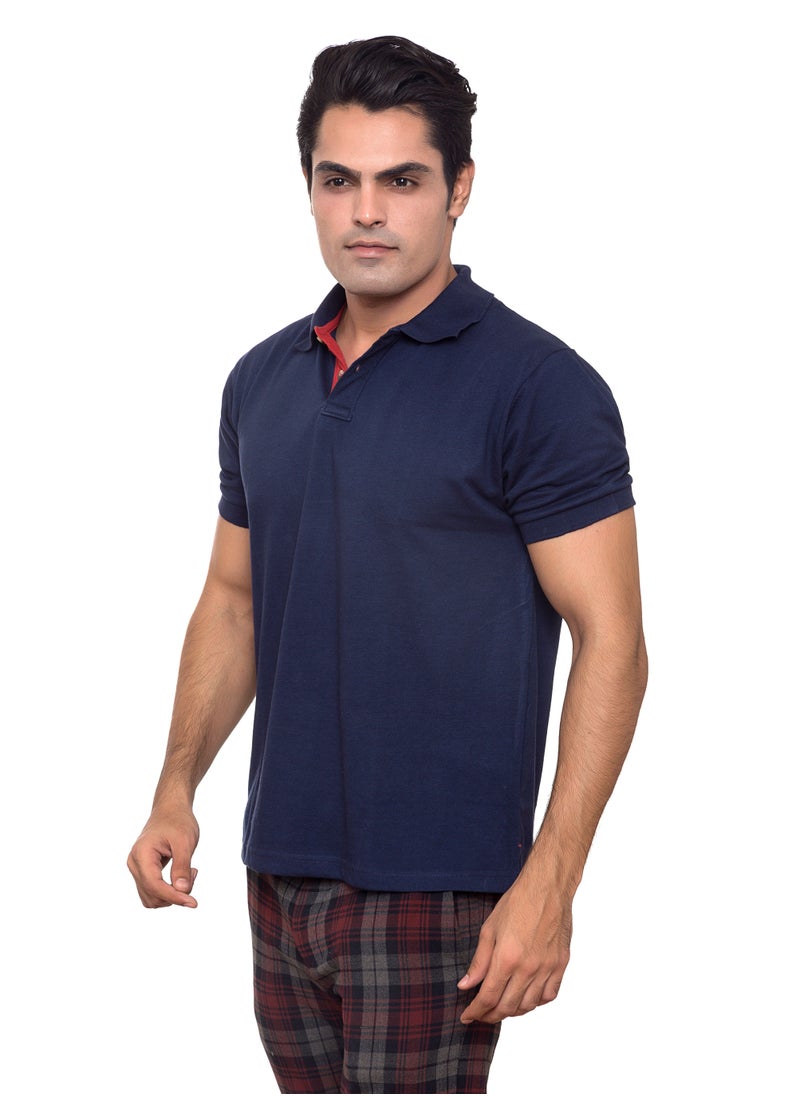 SANTHOME - Highlander Cotton Polo Shirt for Men - Image 1