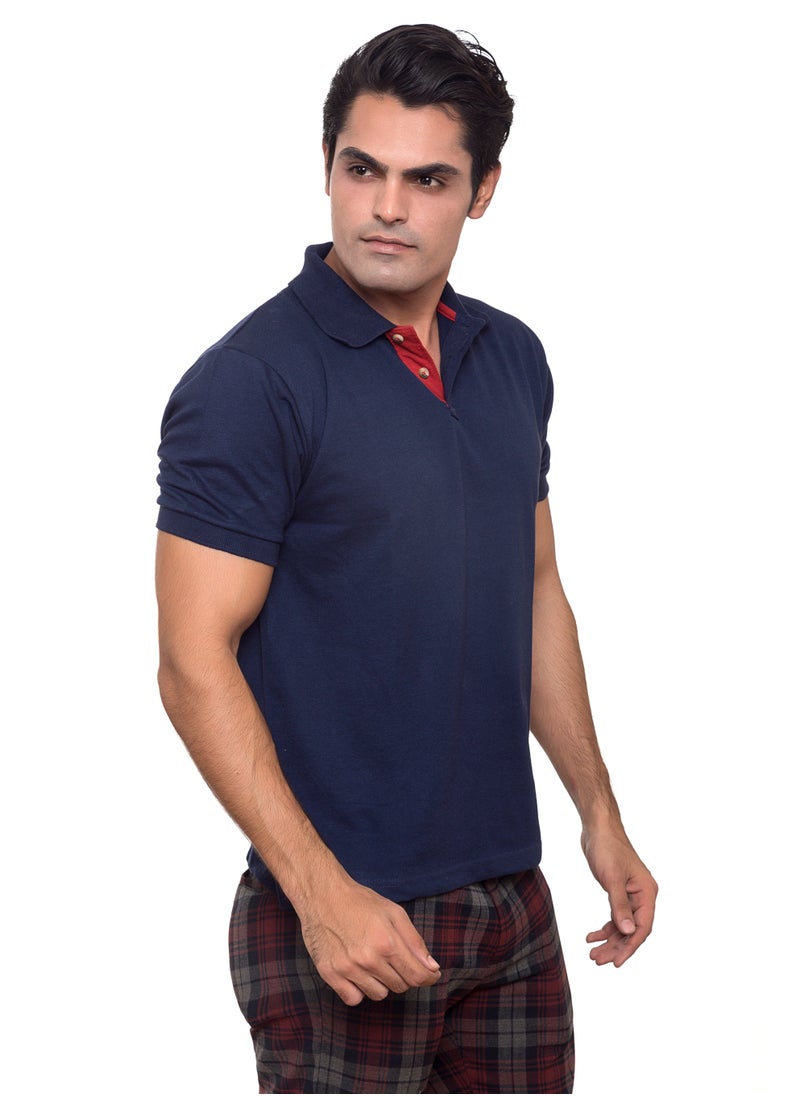 SANTHOME - Highlander Cotton Polo Shirt for Men - Image 1
