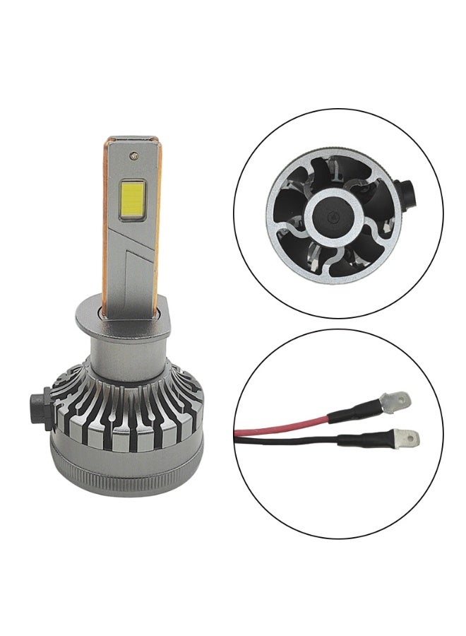 xozgdovg H1 Automotive LED Headlights 120W High Brightness Super Spotlight H1 (1 piece/box) - Image 1