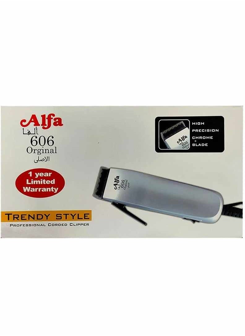 ALFA - Corded Hair Clipper 606- ALFA -MADE IN TAIWAN - Image 1