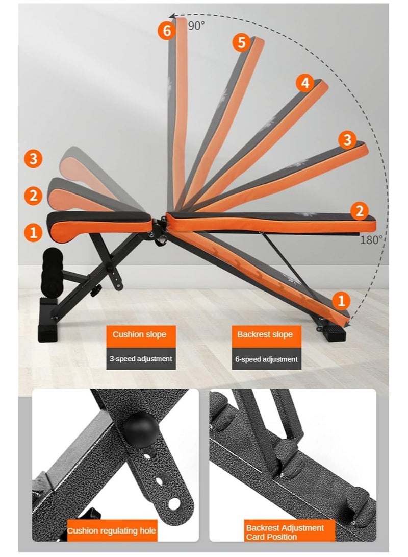 كرسي دمبل متعدد الوظائف، كرسي تعديل وزن البطن لتمارين اللياقة البدنية المنزلية - Image 3