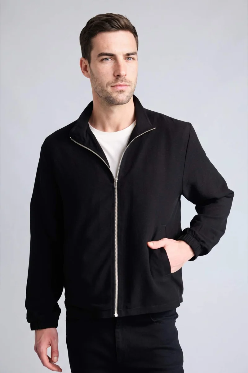 Defacto  Regular Fit High Neck Jacket for Men | Best Price UAE