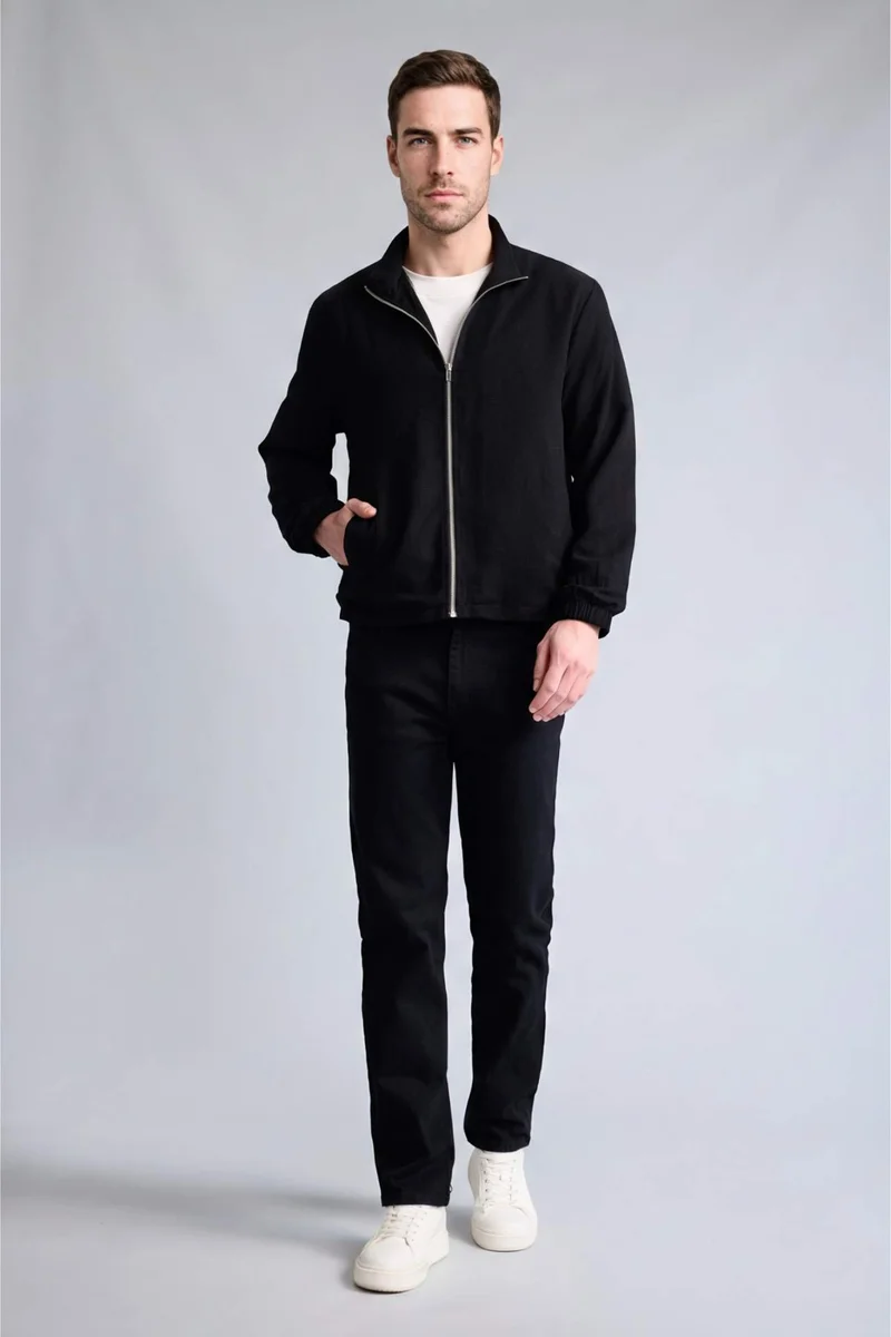 Defacto  Regular Fit High Neck Jacket for Men | Best Price UAE