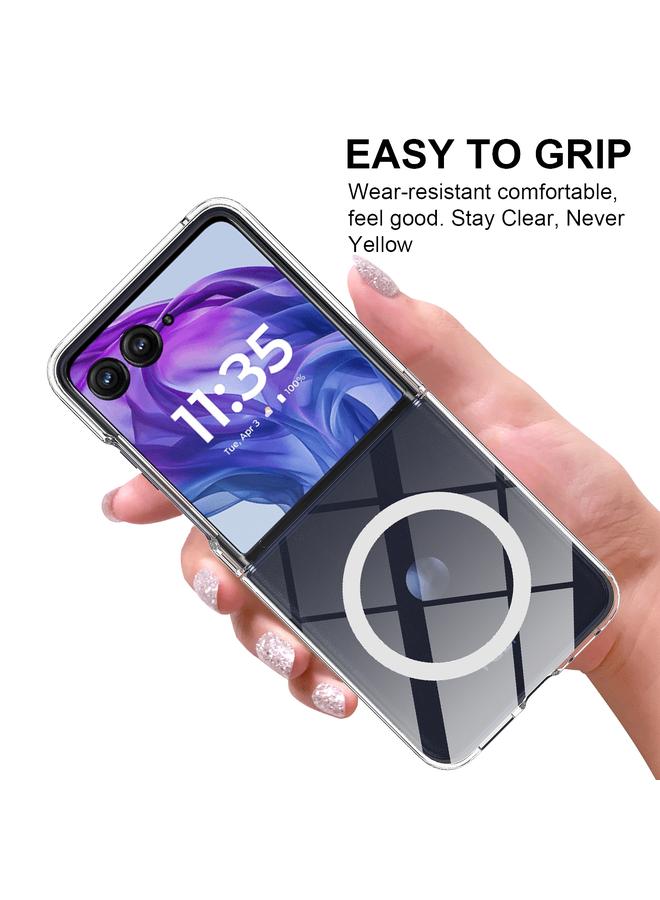 S-TOP Case For Motorola Razr 50 Ultra Clear Acrylic PC MagSafe Phone Case - Image 5