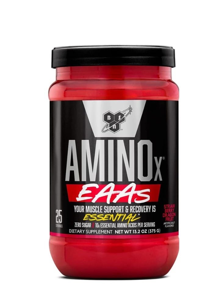 BSN - AminoX EAAs Muscle Support & Recovery Strawberry Dragon Fruit 375 gm - Image 1