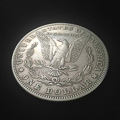 blue-ther Jumbo Copper Morgan Dollar (7cm) Stage Magic Tricks Coin Magic Props Funny Coin Appearing Gimmick Classic Magician Toys (Silver) - Image 3