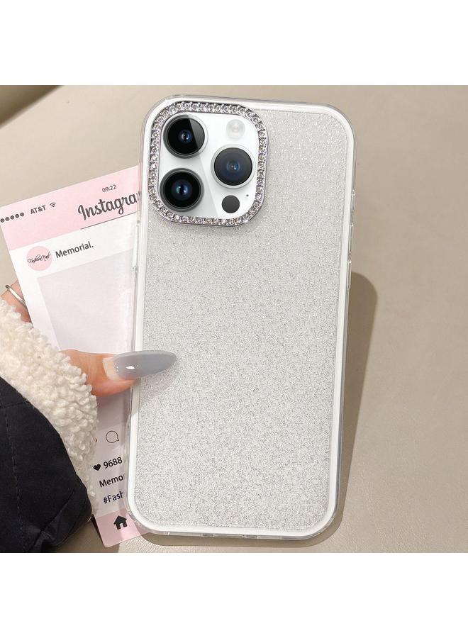 Zaboon Case For iPhone 12 Pro Rhinestone-Embedded Camera Frame Glitter Full Coverage Phone Case - Image 1