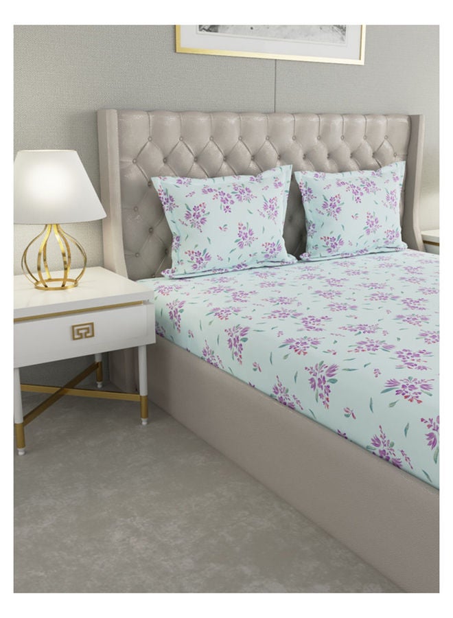 Raymond ورقة مسطحة كينج من ريموند هوم فائقة النعومة 120 TC قطن نقي (274x274 سم، 46x69 سم) ورقة مسطحة و 2 غطاء وسادة - Image 3