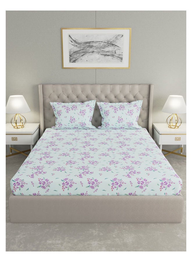 Raymond ورقة مسطحة كينج من ريموند هوم فائقة النعومة 120 TC قطن نقي (274x274 سم، 46x69 سم) ورقة مسطحة و 2 غطاء وسادة - Image 2