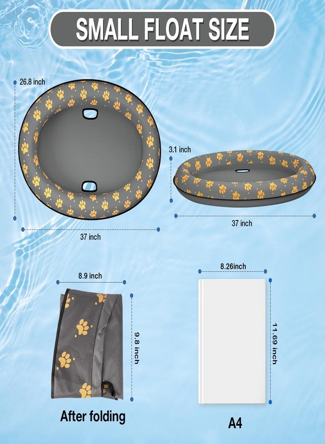 Pet Soft Dog Float Raft - Inflatable Dog Swimming Float for Summer (Small, Grey) - Image 5