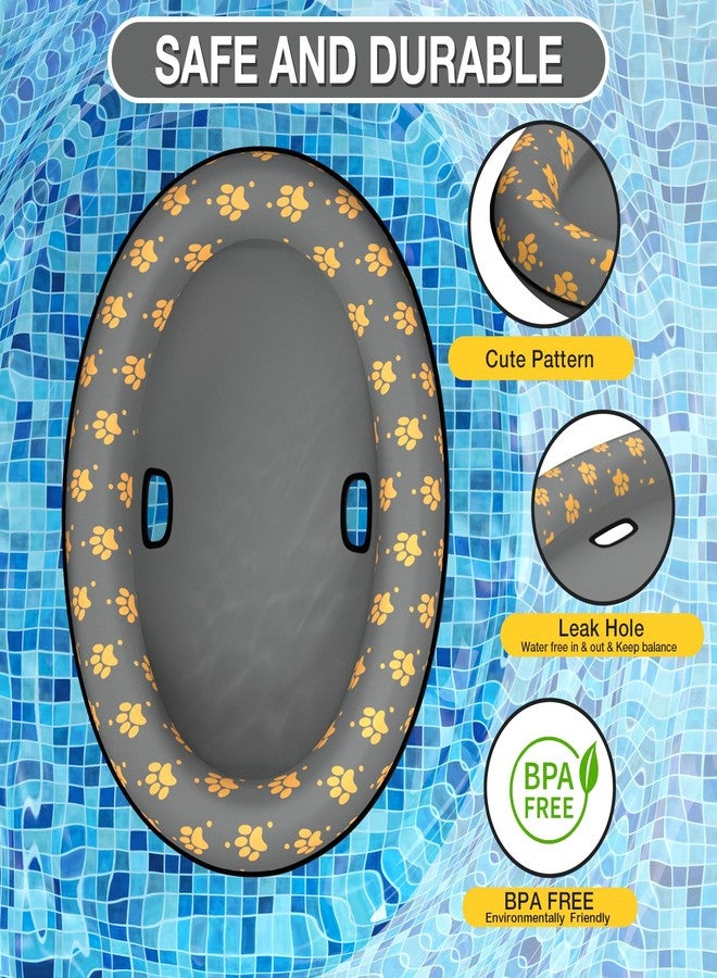 Pet Soft Dog Float Raft - Inflatable Dog Swimming Float for Summer (Small, Grey) - Image 3