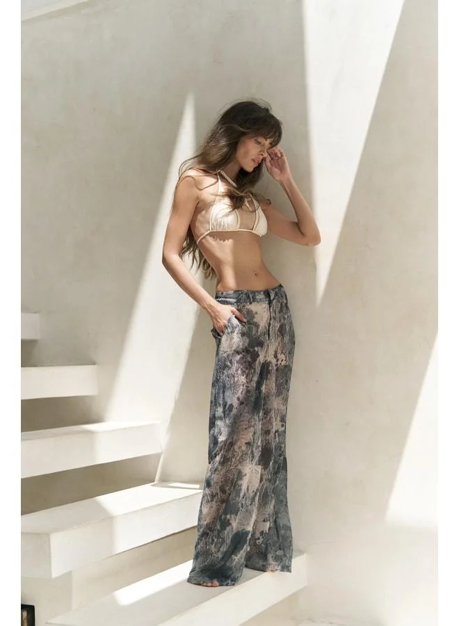 Bohemai  Budiono Transparent Spotted Anthracite Pants for Women | Best Price UAE