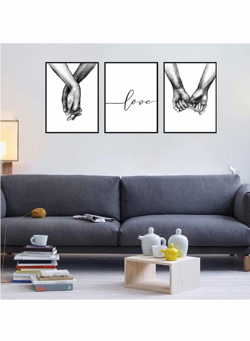 Wall Art Canvas Painting, Abstract Prints Neutral Decor, Simple Fashion Line Drawing Decor for Home Living Room Bedroom Office 40 x 50 CM, Unframed 3 Pcs - Image 3