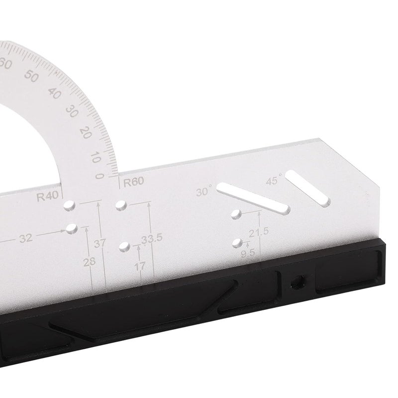 300mm Aluminium Alloy L Square Ruler Woodworking Measuring Tool for Precise Cutting and Scribing - Image 3