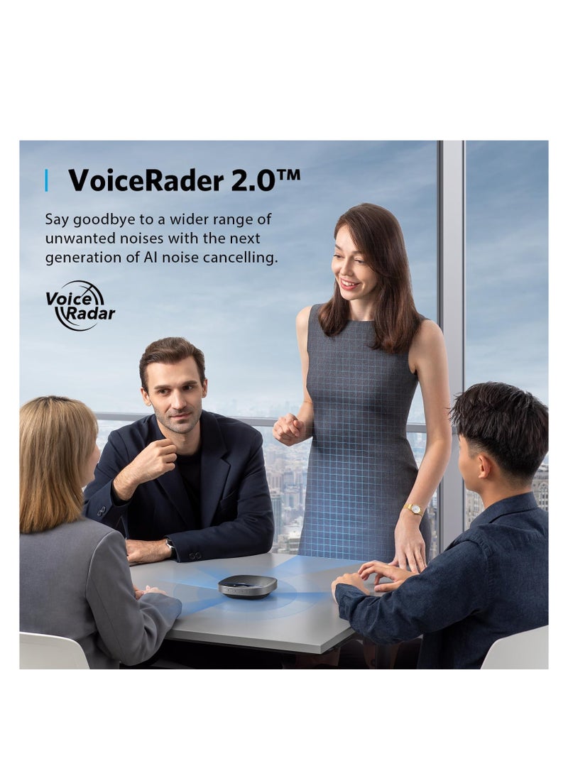 AnkerWork Anker PowerConf S500 Speakerphone with Zoom Rooms and Google Meet Certifications, USB-C Conference Speaker, Bluetooth Speakerphone for Conference Room, Conference Microphone with Premium Voice Pickup  - Image 4