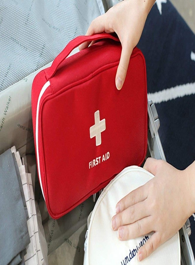 Orrda Polyester Large Medical First Aid Kit Storage Pouch | Medical Emergency Kit Storage Bag | First Aid Kit Pouch | Medicine Organizer Box for Travelling Car, Home, Office (Multicolor) - Image 5