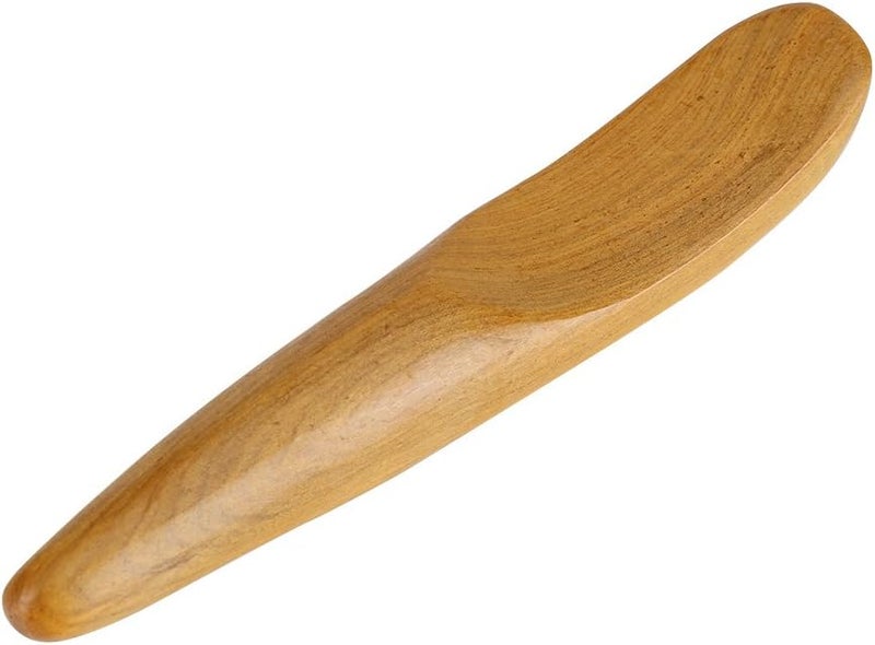 كلاراكو أداة تدليك غوا شا، أداة تدليك غوا شا خشبية مصنوعة من خشب عطري فيتنامي، مناسبة لأجزاء متعددة من الجسم - Image 1