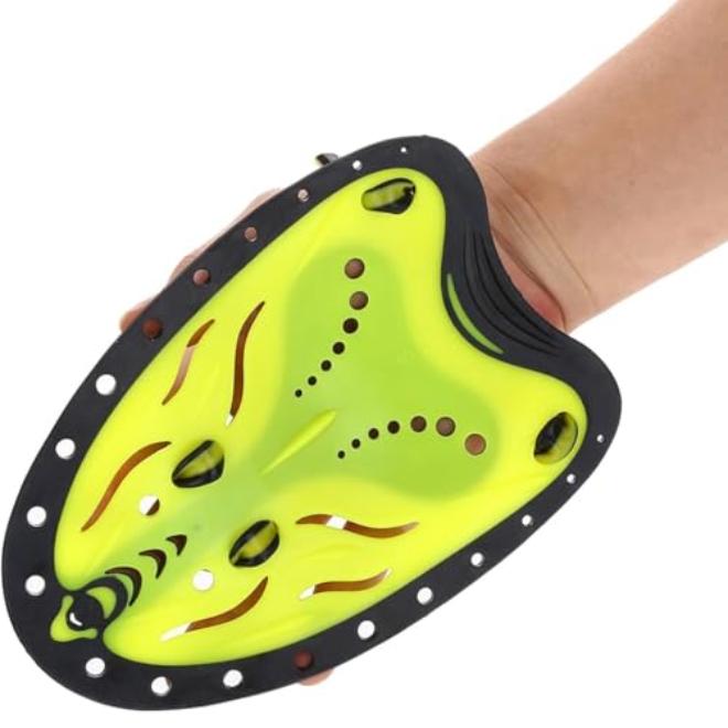 Swim Hand Paddles with Reinforced Silicone Edges and Ergonomic Contoured Design for Stroke Efficiency Training in Pools Oceans and Open Water S - Image 4