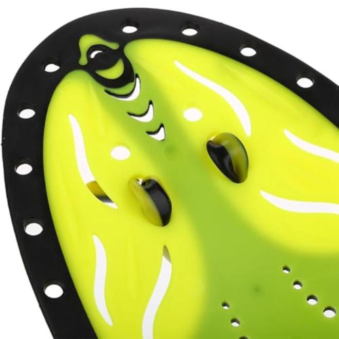 Swim Hand Paddles with Reinforced Silicone Edges and Ergonomic Contoured Design for Stroke Efficiency Training in Pools Oceans and Open Water S - Image 5