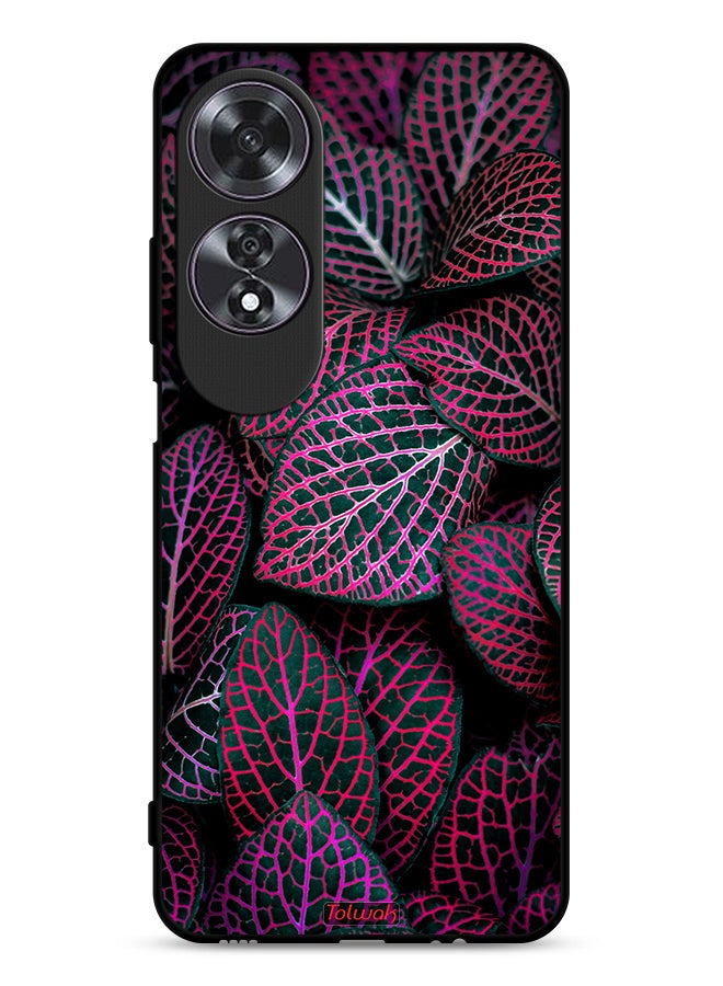 Tolwak Oppo A60 Protective Case Cover Salja Leaves - Image 1