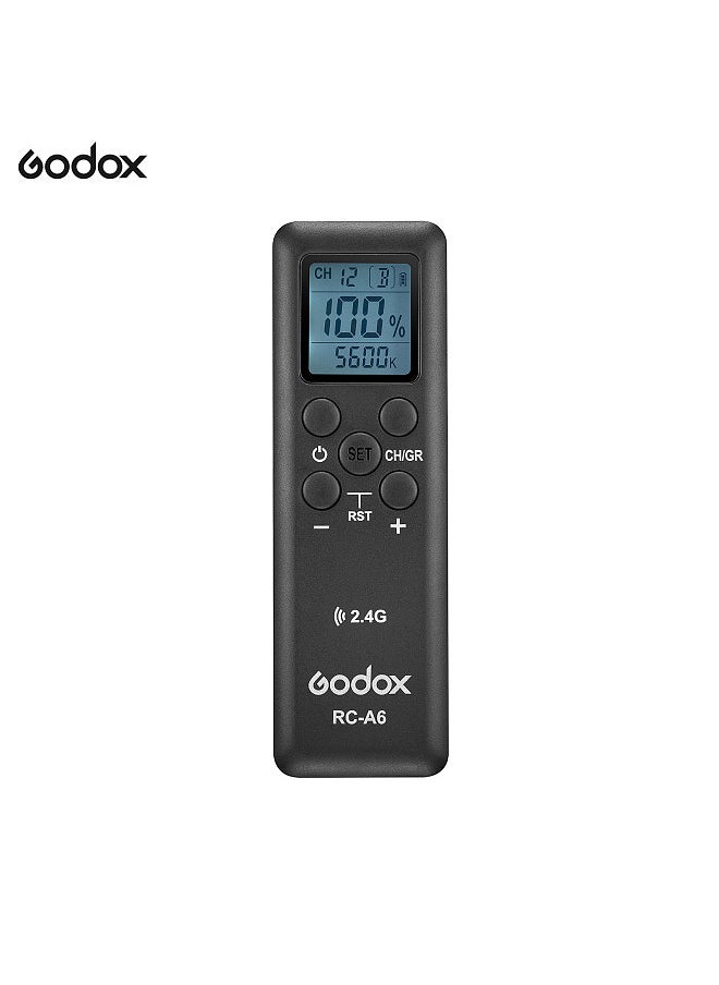 Godox RC-A6 Remote Control 2.4GHz Wireless Transmission 32 Channels 16 Groups Replacement for Godox SL150II SL200II SL150IIBi SL200IIBi SZ200BI FV150 FV200 UL60 ML60 LF308D LF308Bi