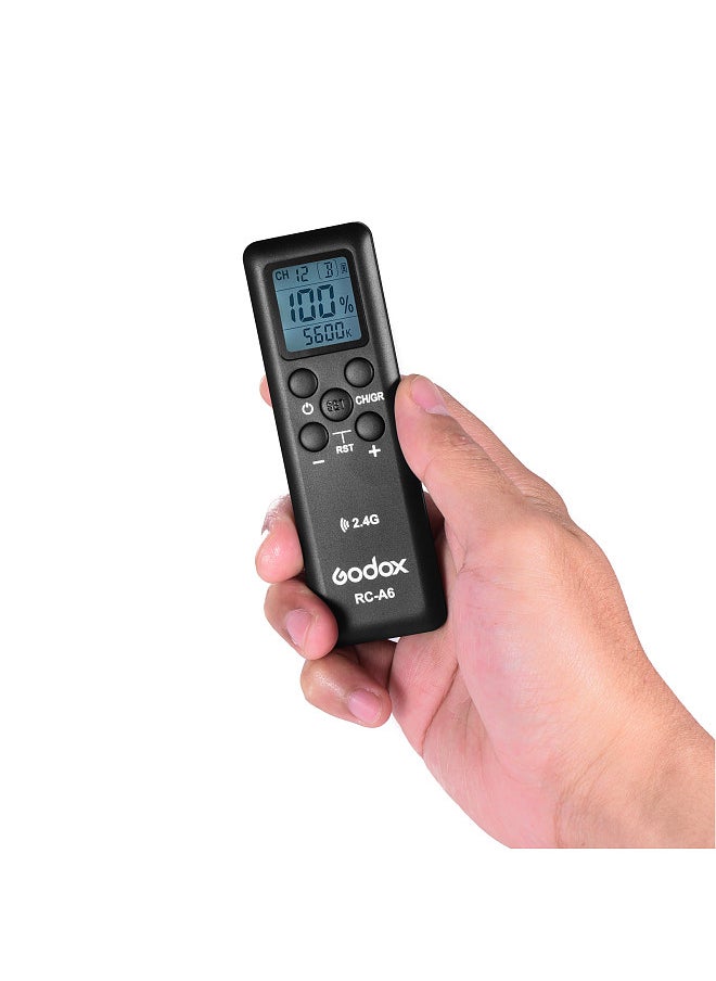 Godox RC-A6 Remote Control 2.4GHz Wireless Transmission 32 Channels 16 Groups Replacement for Godox SL150II SL200II SL150IIBi SL200IIBi SZ200BI FV150 FV200 UL60 ML60 LF308D LF308Bi