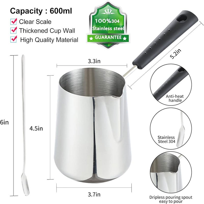 Yzoo Candle Making Kit for Adults Beginners,Candle Making Supplies Include Soy Wax for Candle Making,Candle Wax Melting Pot,Candle Wicks Stickers,Magic Paper and More-DIY Candle Kit,Full Crafts for Adults - Image 5