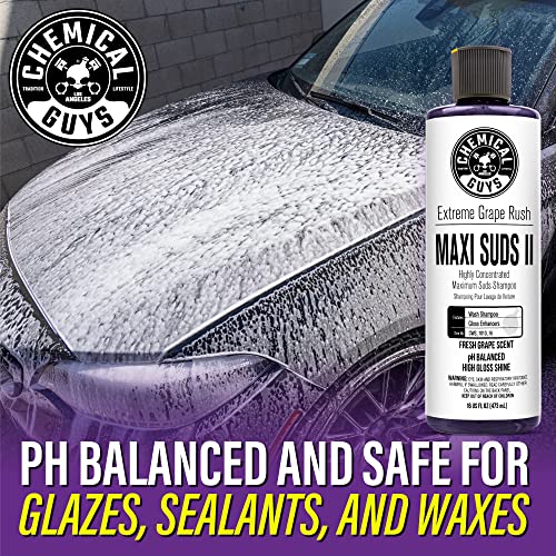 Chemical Guys CWS 1010 64 Maxi-Suds II Foaming Car Wash Soap (Works with Foam Cannons, Foam Guns or Bucket Washes) Safe for Cars, Trucks, Motorcycles, RVs & More, 64 fl. Oz (Half Gallon), Grape Scent - Image 3