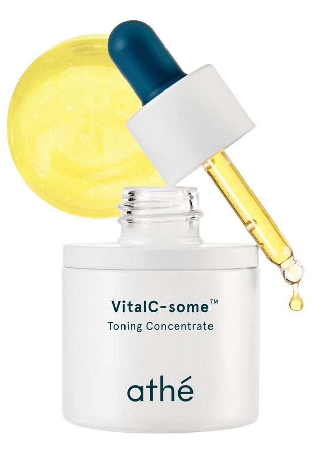 ATHÉ Athe Vital Csome Toning Concentrate Antiaging & Radiance Face Ampoule With Pure Vitamin C For Blemishes And Freckles Korean Vegan Serum Targets Age Spots & Smooths Skin 0.67 Fl.Oz. - Image 1
