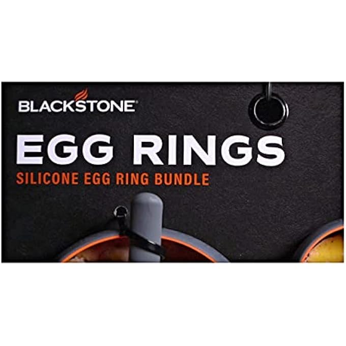 BLACKSTONE Silicone Egg Rings  8Pack 4 Round 4 Square  Versatile Kitchen Tool For Omelettes Sausage Patties Pancakes Crab Cakes Hash Browns And More - Image 3
