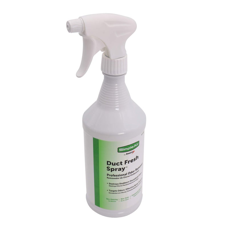 SimpleAir SC-3200 Duct Fresh Spray Air Freshener, Deodorizer, Professional HVAC Odor Remover for House, Automotive, 32 fl oz, Clear - Image 2