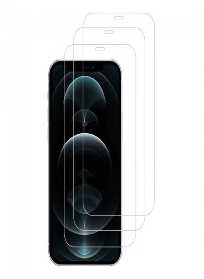 إيف 3 عبوات من واقيات الشاشة الشفافة لهاتف آيفون 11 برو ماكس 6.5 بوصة شفاف - Image 1