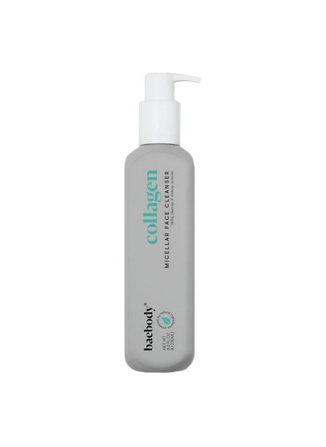 Baebody - Collagen Cleansing Milk For Face Vegan Facial Cleanser For Women And Men Micellar Makeup Remover Milk Cleanser Face Wash 8 Fl Oz - Image 1