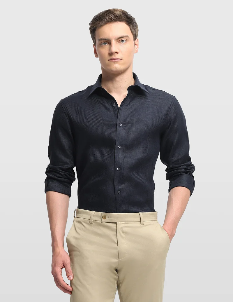Arrow Self Design Chevron 1851 Shirt