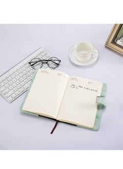 Y&D Marble Diary With Lock For Girls And Boys Secret Journal Cute Notebooks Pu Leather Creative Notebook Writing Planner  - Image 3